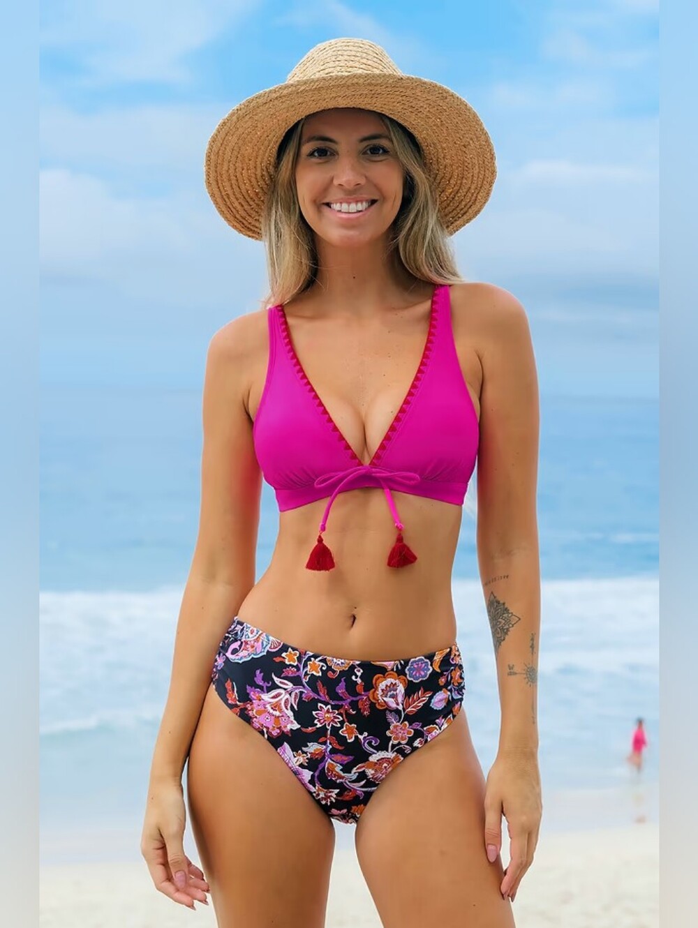 Paisley Mid-Rise Bikini Bottoms 💥 BRAND NEW 💥 CUPSHE SIZE SMALL